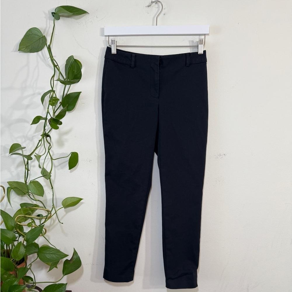 J. McLaughlin Dark Gray Dress Trousers Cotton Blend - Stretch
